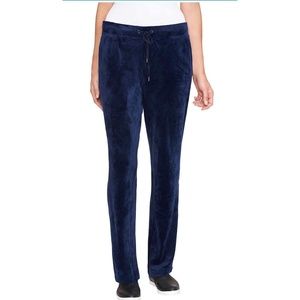 NWT Gloria Vanderbilt Jemma Soft Velour Pants M